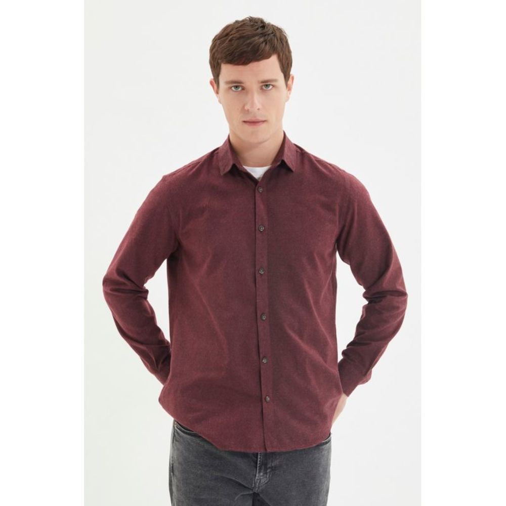 NWT Trendyol Men Slim Button placket Woven Shirt
